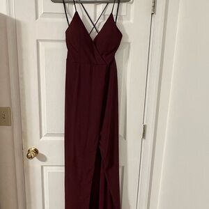 Levkoff Burgundy Dress